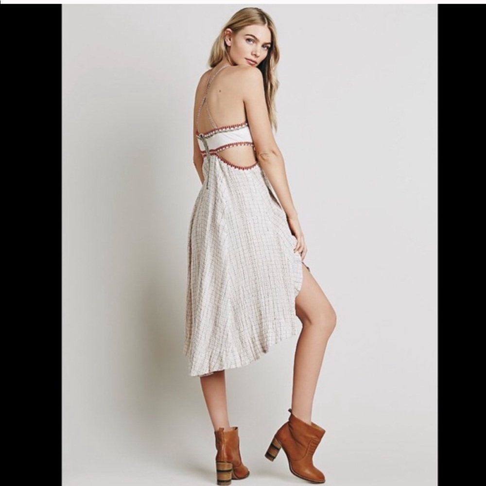 NWOT Free People | Cut Out Smock Stitch Dress Sz.0 - Picture 3 of 8